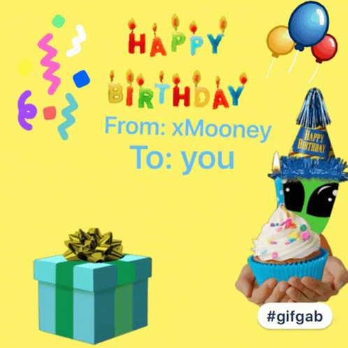 Happy Birthday Xmooney GIF