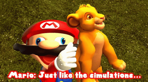 Smg4 Mario GIF - Smg4 Mario Just Like The Simulations GIFs