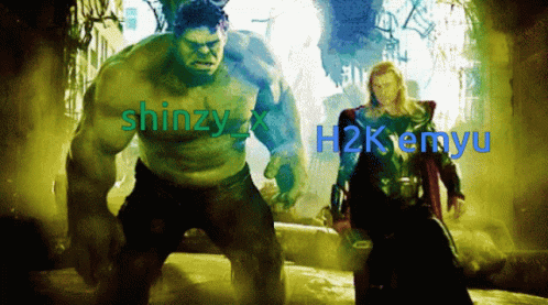 Shinzy X H2k Emyu GIF - Shinzy X H2k Emyu Hulk GIFs