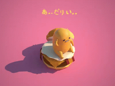 Gudetama Burger GIF - Gudetama Sanrio Burger GIFs