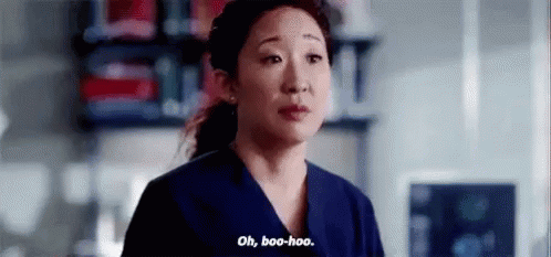 Boo Hoo Cristina Yang GIF - Boo Hoo Cristina Yang Greys Anatomy GIFs