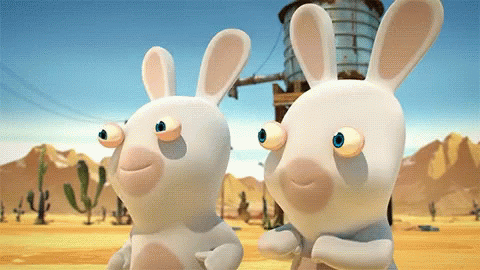 Rabbits Invasion GIF - Rabbits Invasion Laugh GIFs