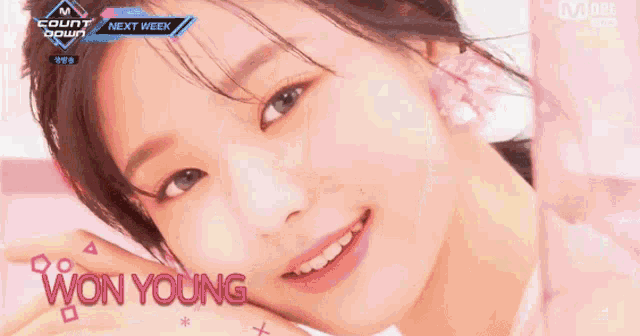 Iz One M Count Down GIF - Iz One M Count Down Smile GIFs