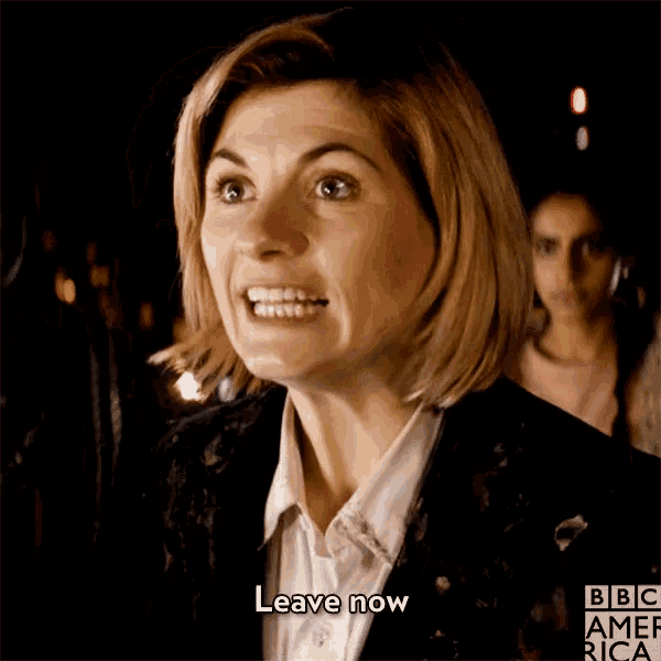 a woman with a surprised look on her face says or we 're gonna stop you .