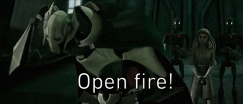 Star Wars General Grievous GIF - Star Wars General Grievous Open Fire GIFs