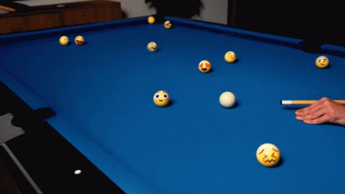 Sinuca / Jogar Sinuca / Mesa De Sinuca / Emojis / GIF - Pool Table Emojis Snooker GIFs