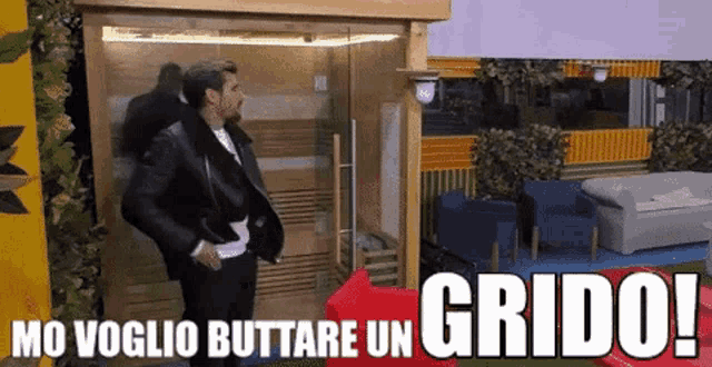 Mo Voglio Buttare Un Grido Grido GIF