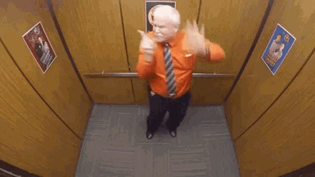 Dancing Sheriff Elevator GIF - Dancing Sheriff Elevator GIFs