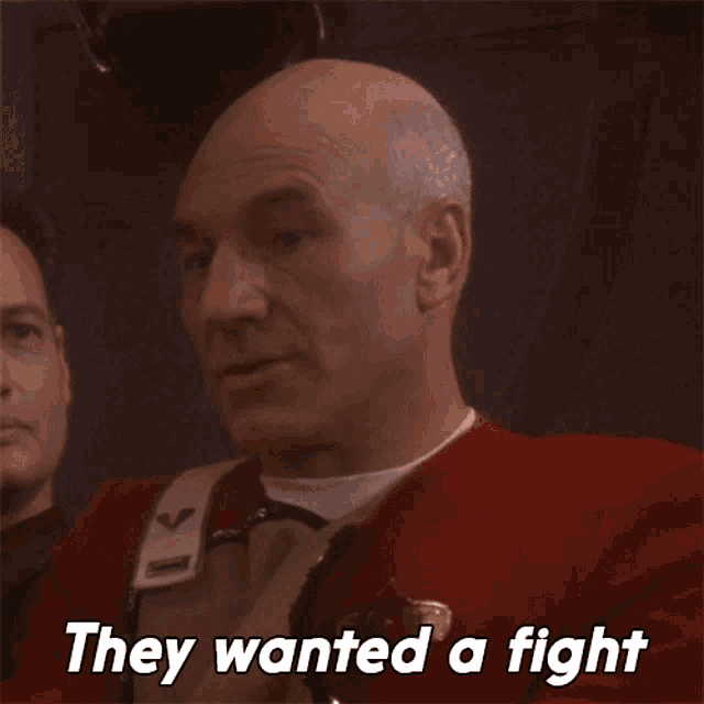 They Wanted A Fight I Gave Them One GIF - They Wanted A Fight I Gave Them One Captain Jean Luc Picard GIFs