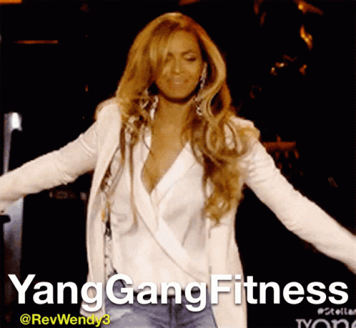 Yang Gang Fitness Beyonce GIF - Yang Gang Fitness Beyonce Yang Gang GIFs