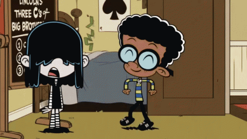 Scared GIF - Loud House Shocked Goth GIFs