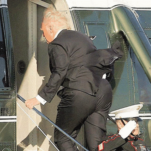 Big Butt Trump GIF - Big Butt Trump Air Force One GIFs