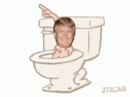 a cartoon of a man taking a bath in a toilet with jtbjar written on the bottom