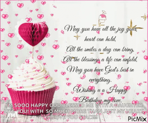 Cupcake Heart GIF - Cupcake Heart Happy Birthday GIFs