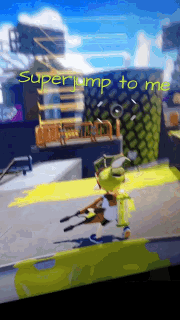 Splatoon Super Jump GIF - Splatoon Super Jump Video GIFs
