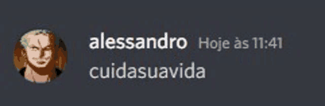 a screenshot of a message from a person called alessandro