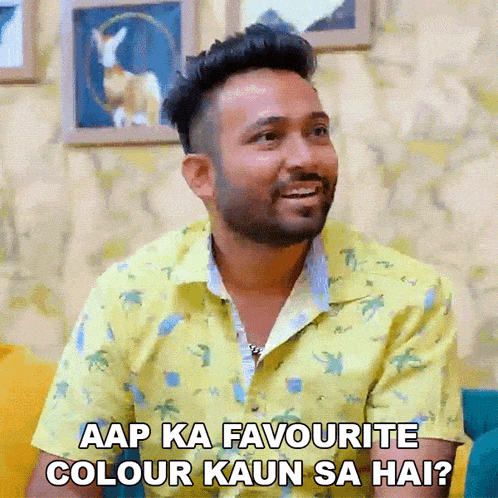Aap Ka Favourite Colour Kaun Sa Hai Pankaj Sharma GIF - Aap Ka Favourite Colour Kaun Sa Hai Pankaj Sharma Baklol Video GIFs
