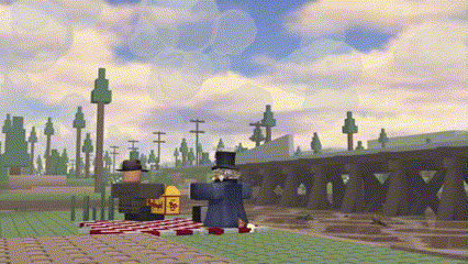 a man in a top hat sits on a picnic blanket