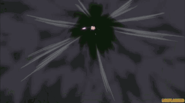 a cartoon character is flying through the air with a sword in his hand ..