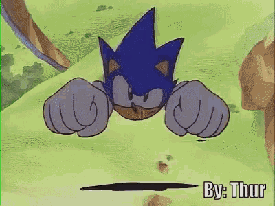 Sonic Cartoon GIF - Sonic Cartoon Speed GIFs