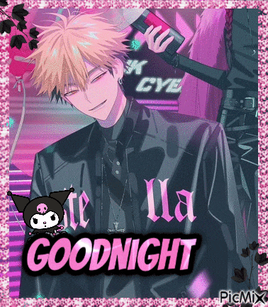 a picture of a man in a suit with the words goodnight on it