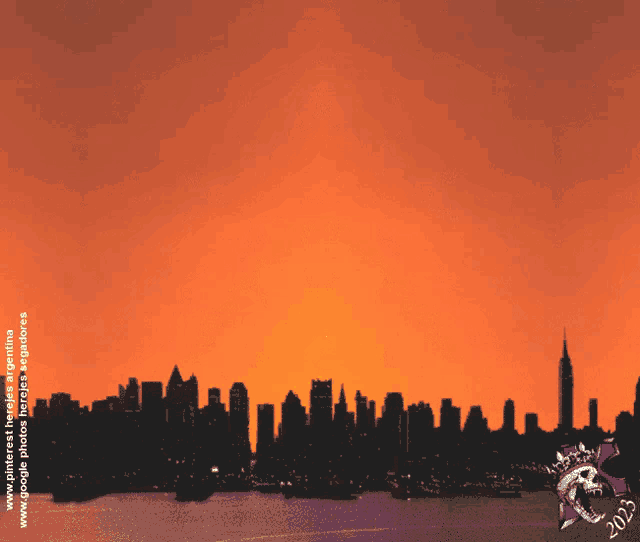 a picture of a city skyline with the year 2013