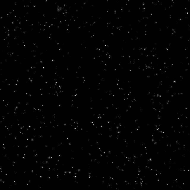 a black background with a lot of white stars on it