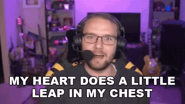 My Heart Does A Little Leap In My Chest William Newberry GIF - My Heart Does A Little Leap In My Chest William Newberry Smite GIFs