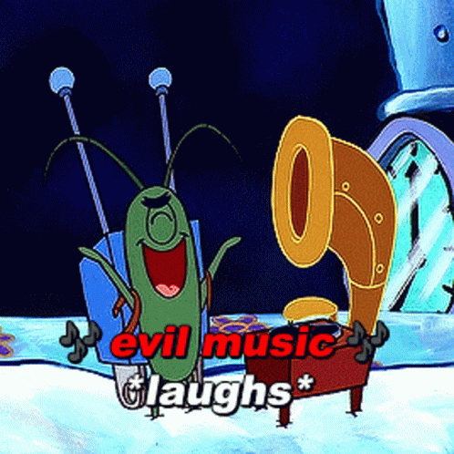 Spongebob Plankton GIF - Spongebob Plankton Evil Music GIFs