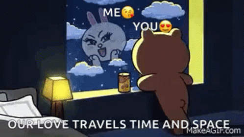 Cony And Brown Wink GIF - Cony And Brown Wink Thinking Of You GIFs