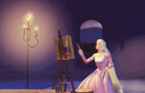Paint Painting GIF - Paint Painting Barbie GIFs