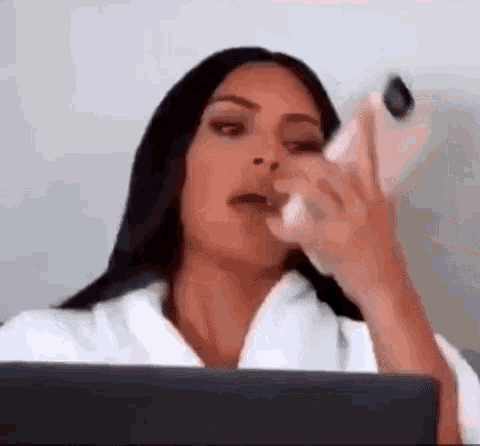 Kim Kardashian Calling GIF