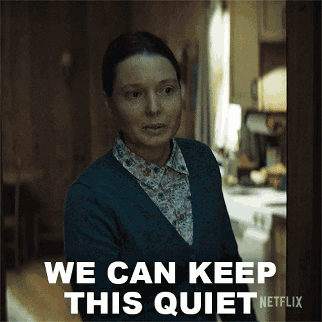 We Can Keep This Quiet Bev Keane GIF - We Can Keep This Quiet Bev Keane Samantha Sloyan GIFs