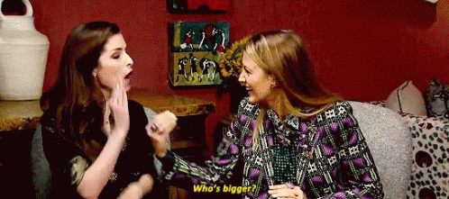 Anna Kendrick Whos Bigger GIF - Anna Kendrick Whos Bigger Funny GIFs
