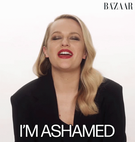 Im Ashamed Elisabeth Moss GIF - Im Ashamed Elisabeth Moss Ashamed GIFs