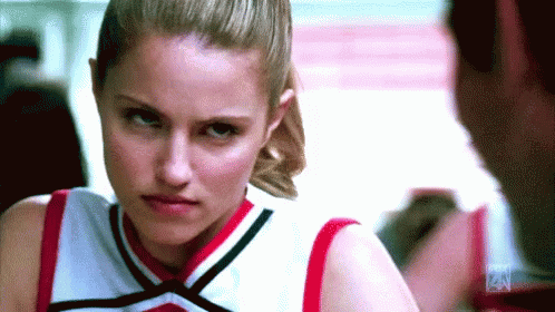 Glee Serious GIF - Glee Serious Cross GIFs