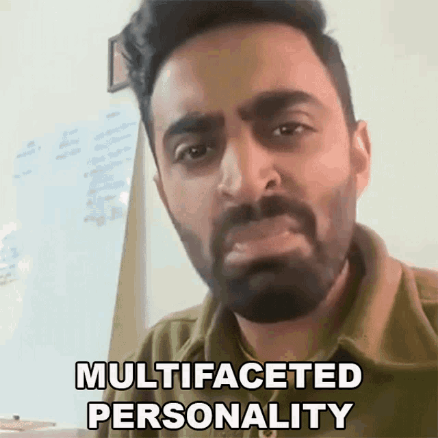 Multifaceted Personality Rahul Dua GIF - Multifaceted Personality Rahul Dua Many Sides Of Face GIFs