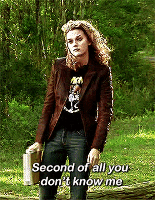One Tree Hill Peyton Sawyer GIF - One Tree Hill Peyton Sawyer Second Of All You Dont Know Me GIFs