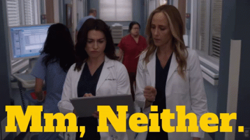 Greys Anatomy Amelia Shepherd GIF - Greys Anatomy Amelia Shepherd Mm Neither GIFs