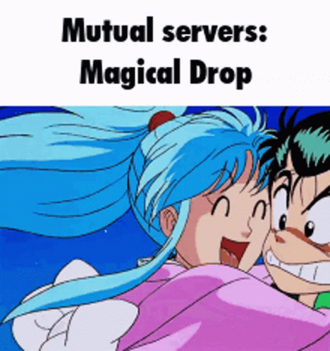 Magical Drop Yu Yu Hakusho GIF - Magical Drop Yu Yu Hakusho Mutual Servers GIFs