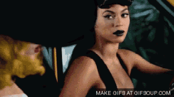 a gif of a woman driving a car with make gifs at gifsoup.com