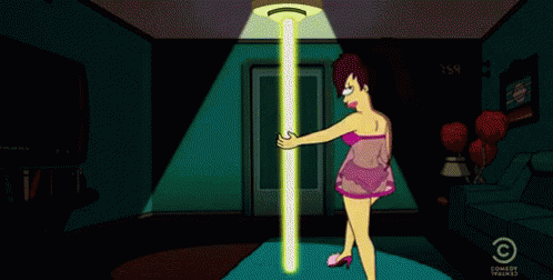 Pole Dancing Leela - Futurama GIF - Futurama Comedy Pole Dancing GIFs