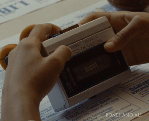 Tape Player Bones And All GIF - Tape Player Bones And All Press Play GIFs