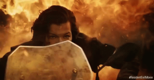 Blazing Ride GIF - Resident Evil Resident Evil The Final Chapter Fire GIFs