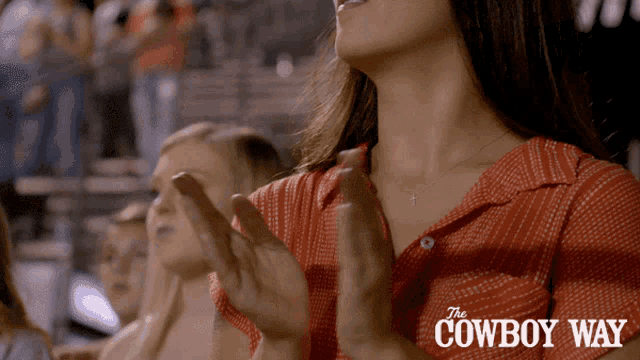 Clapping Jaclyn Brown GIF - Clapping Jaclyn Brown The Cowboy Way GIFs
