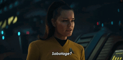 Sabotage Una Chin-riley GIF