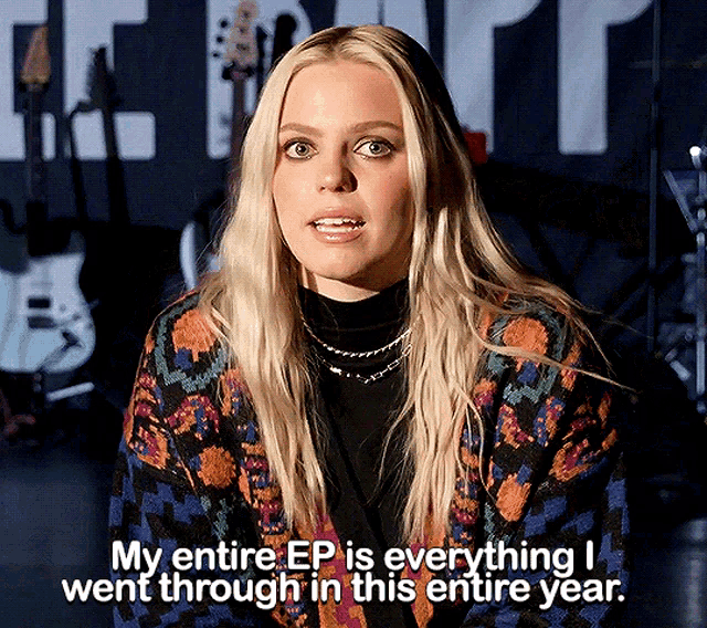 Renee Rapp Spotify GIF - Renee Rapp Spotify My Entire Ep Is Everything I Went Through This Entire Year GIFs