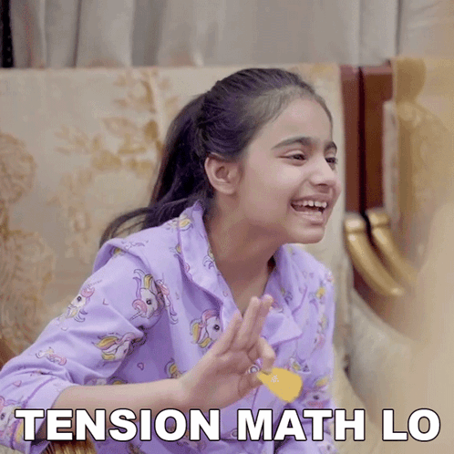 Tension Math Lo Navya Baijal GIF
