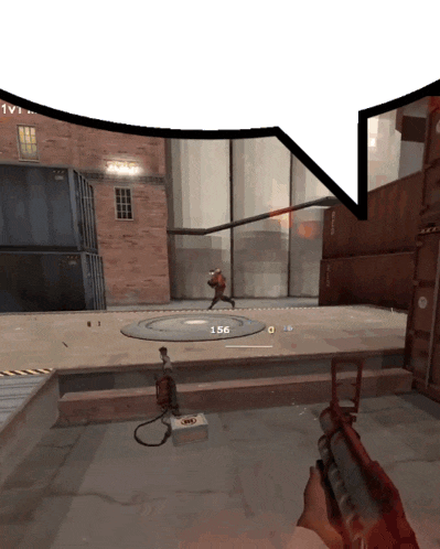 a video game with a speech bubble that says " 156 "