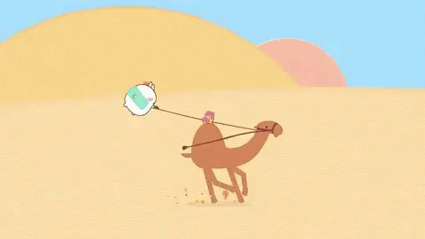 Huir Camello GIF - Huir Camello Desierto GIFs